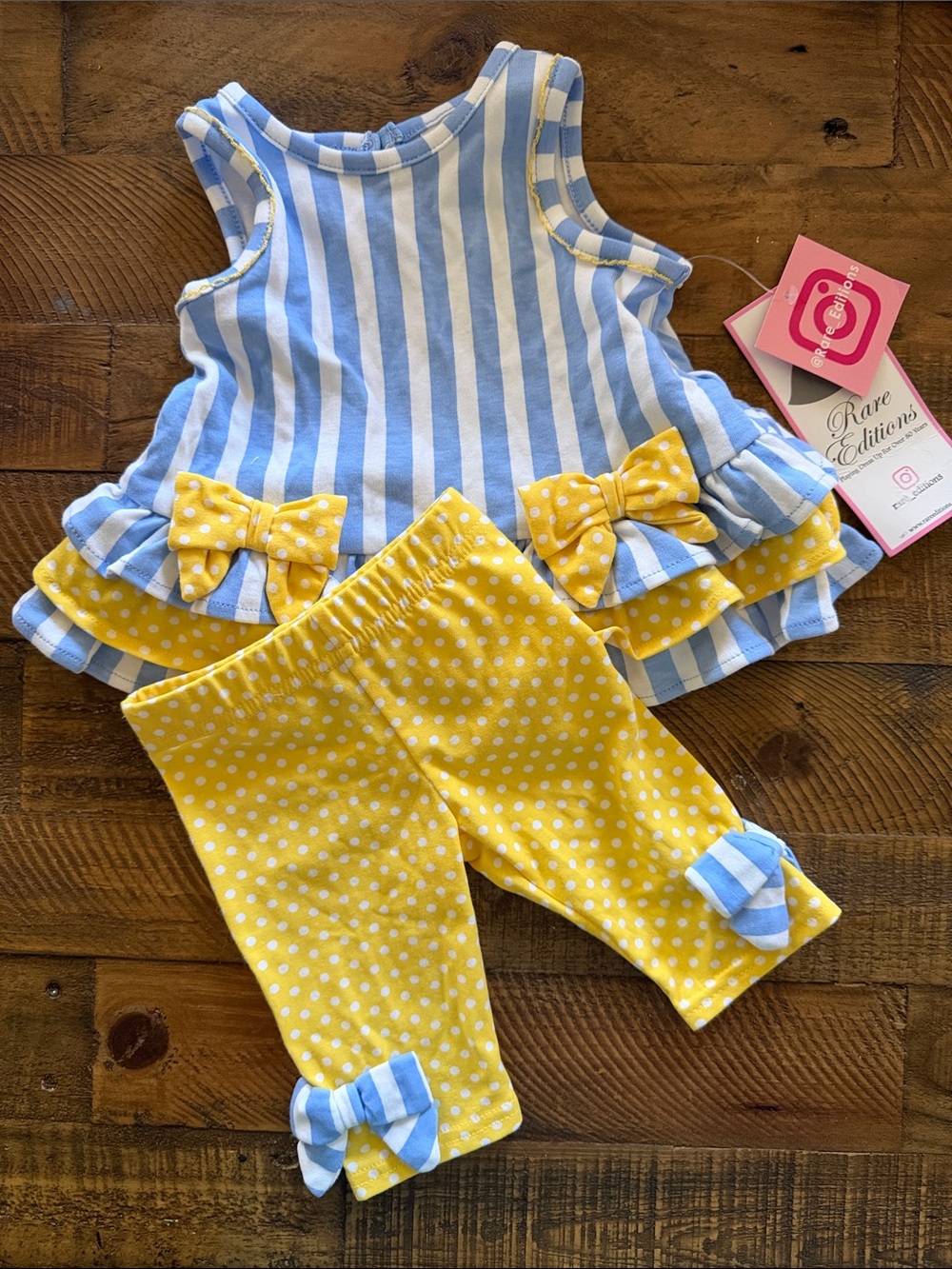 Rare Editions baby girl Two Piece set